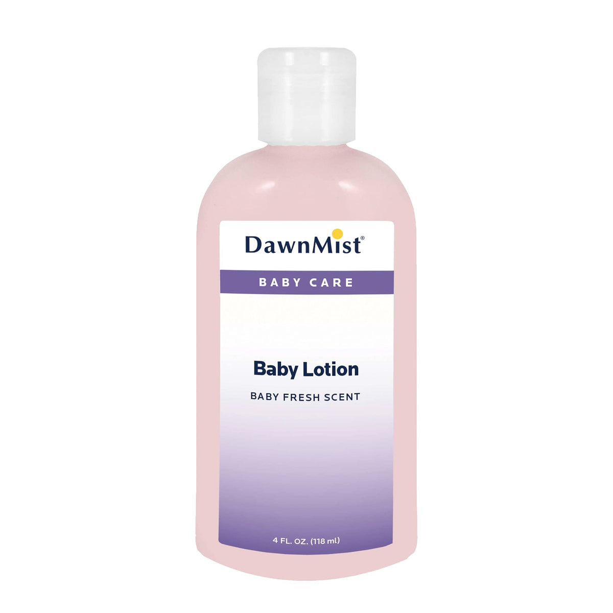 Dukal Dawn Mist Baby Lotion with Dispensing Cap, 4 oz. Bottle (Pack of 96)