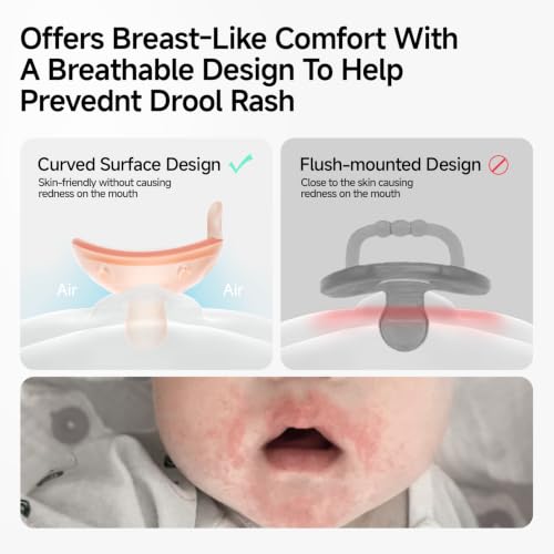 Breast-Like Baby Pacifier for Newborns and Infants