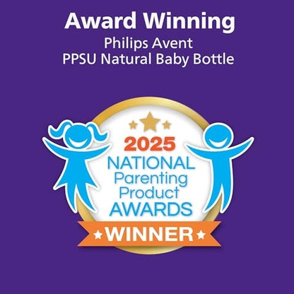 PPSU Natural Baby Bottles With Medium Flow Nipples