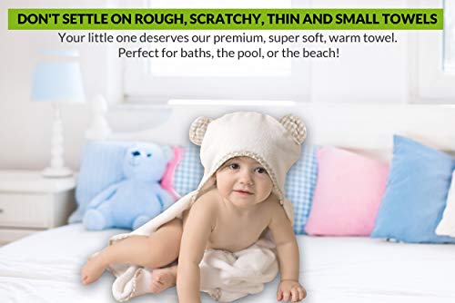 Channing & Yates Organic Hooded Baby Towel Set