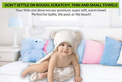 Channing & Yates Organic Hooded Baby Towel Set