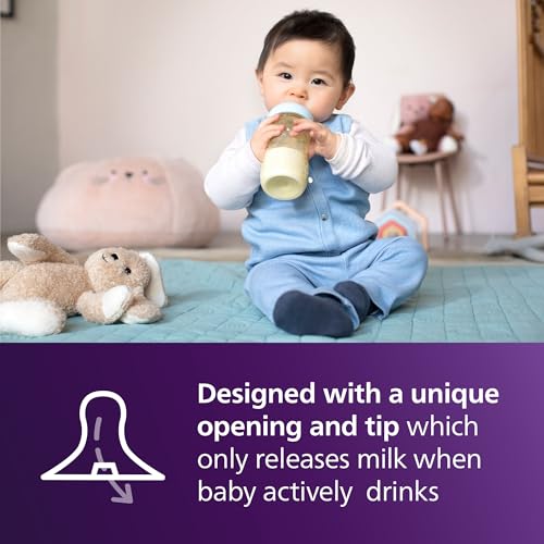 PPSU Natural Baby Bottles With Medium Flow Nipples