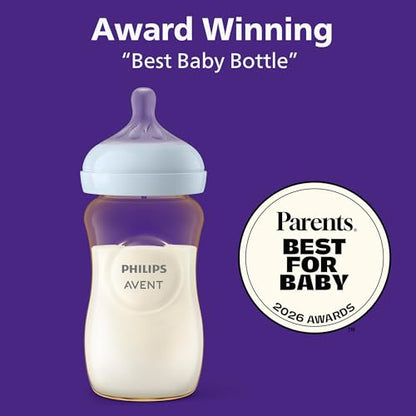 PPSU Natural Baby Bottles With Medium Flow Nipples