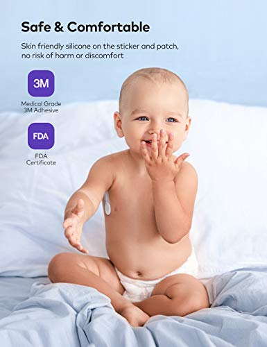 Wearable Baby Thermometer With Real-Time Fever Alarm
