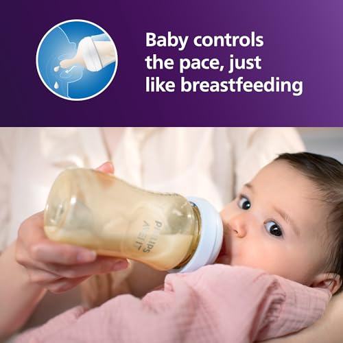 PPSU Natural Baby Bottles With Medium Flow Nipples
