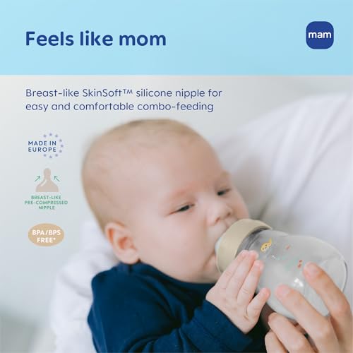 Premium Glass Baby Bottle With Slow Flow Nipple