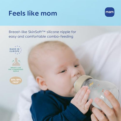 Premium Glass Baby Bottle With Slow Flow Nipple
