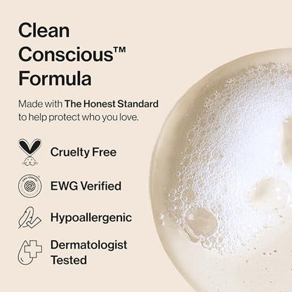 The Honest Company 2-in-1 Cleansing Shampoo + Body Wash | Gentle for Baby | Naturally Derived, Tear-free, Hypoallergenic