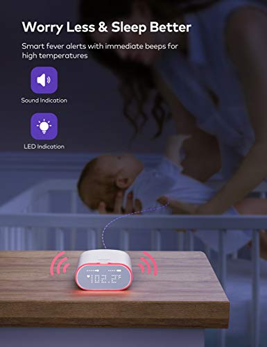 Wearable Baby Thermometer With Real-Time Fever Alarm