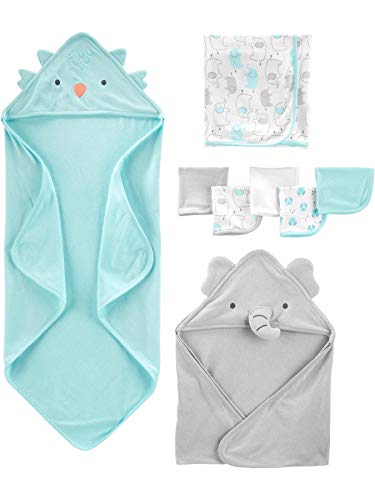 Carter's Baby Towel & Washcloth Set 8 Piece