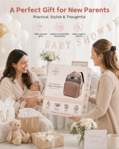 Houscly Diaper Backpack With Changing Station