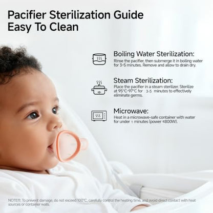Breast-Like Baby Pacifier for Newborns and Infants
