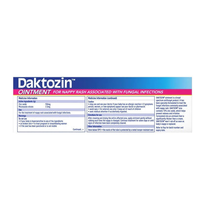 Antifungal Diaper Rash Ointment With Zinc Oxide Care
