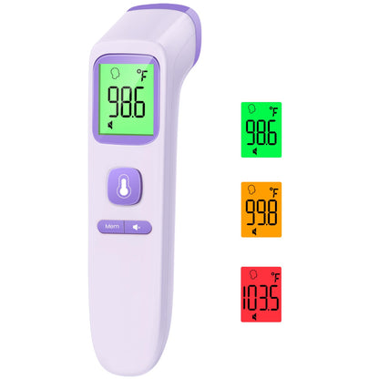 2-in-1 No-Touch Baby Thermometer With Fever Alarm
