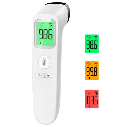 2-in-1 No-Touch Baby Thermometer With Fever Alarm