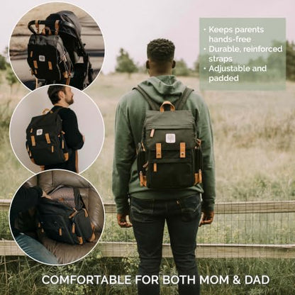 Parker Baby Diaper Backpack With Changing Pad