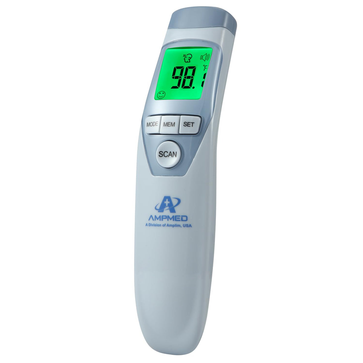 No-Touch Forehead Thermometer With Fever Alert Mode