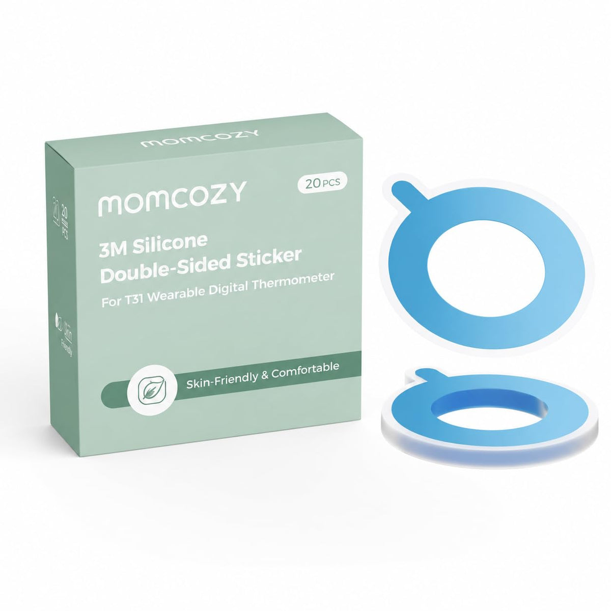 Wearable Digital Baby Thermometer With Fever Alerts