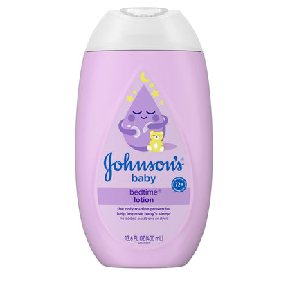 Johnson's Baby Moisturizing Bedtime Baby Body Lotion with Coconut Oil & Relaxing NaturalCalm Aromas