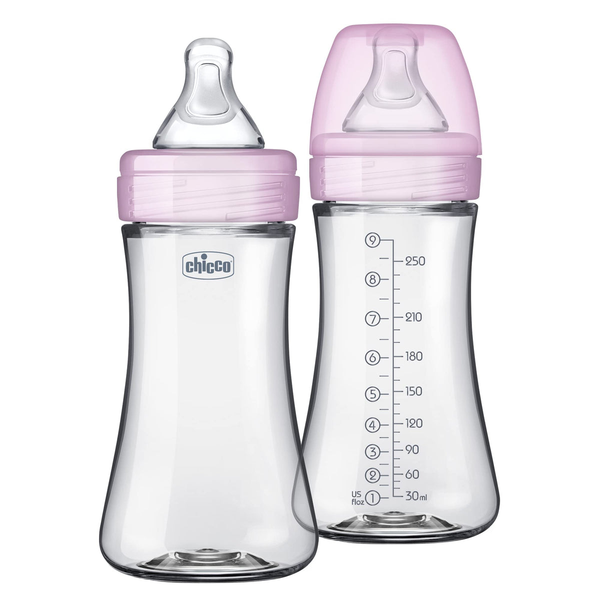 Hybrid Glass Baby Bottle With Lightweight Outer Shell
