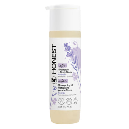 The Honest Company 2-in-1 Cleansing Shampoo + Body Wash | Gentle for Baby | Naturally Derived, Tear-free, Hypoallergenic