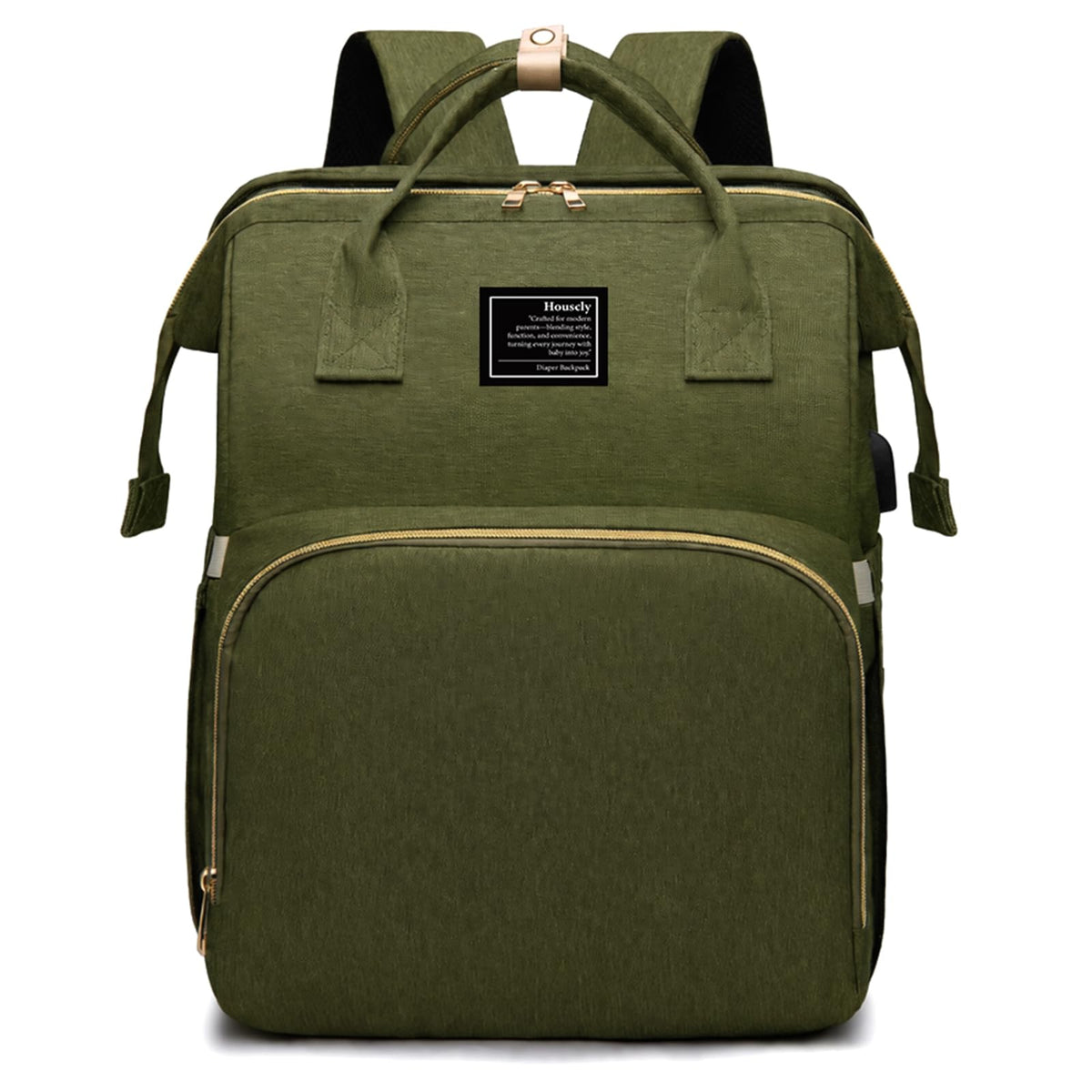Houscly Diaper Backpack With Changing Station
