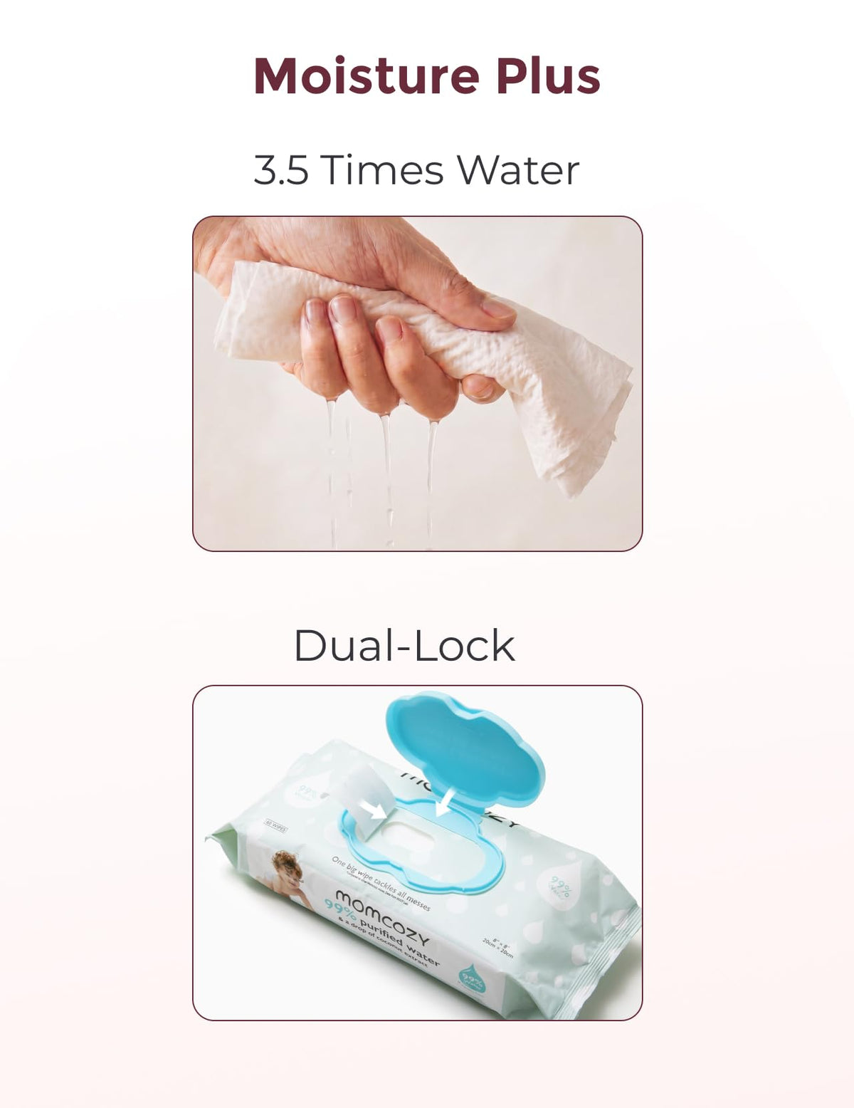 Gentle Baby Wipes for Sensitive Skin and Everyday Care