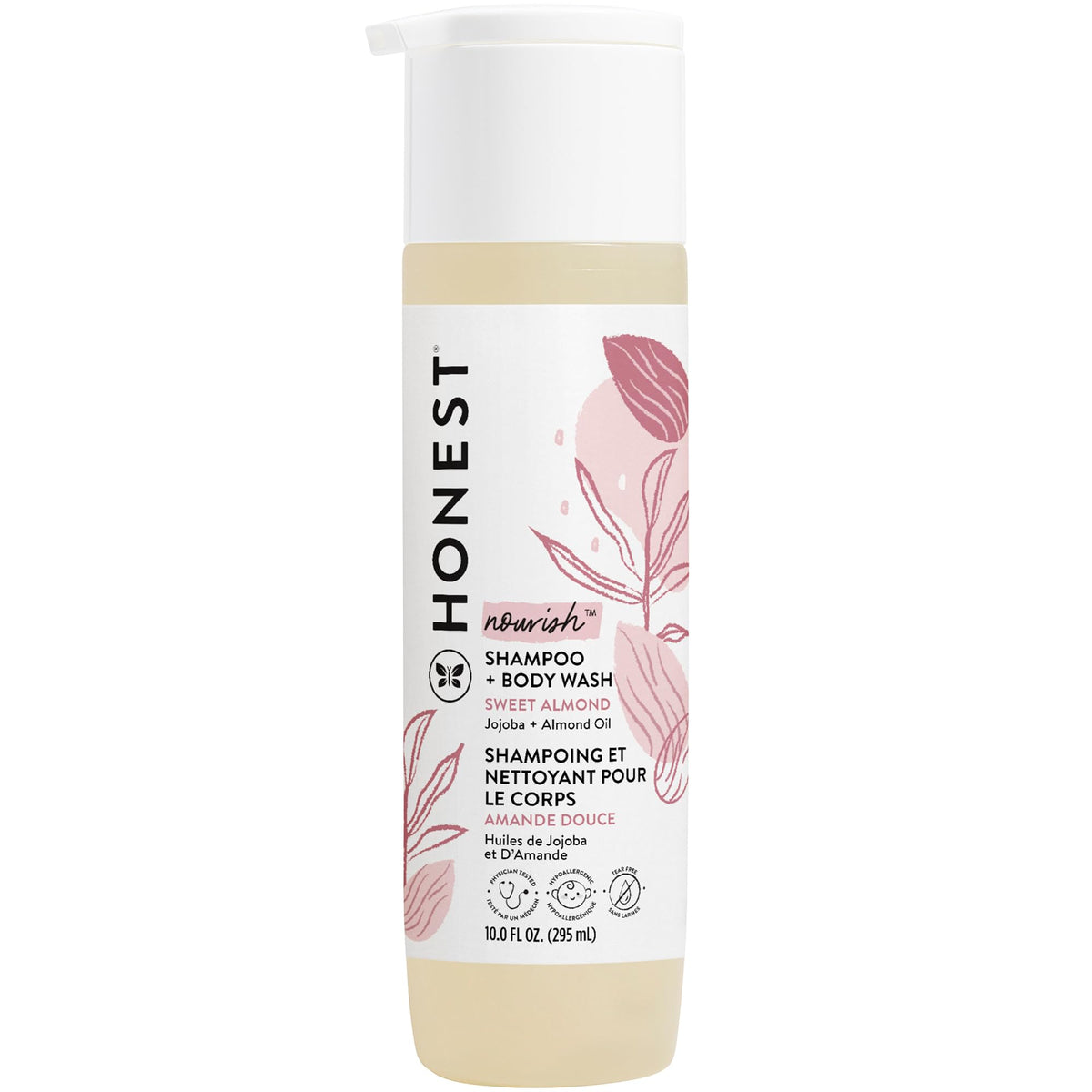The Honest Company 2-in-1 Cleansing Shampoo + Body Wash | Gentle for Baby | Naturally Derived, Tear-free, Hypoallergenic