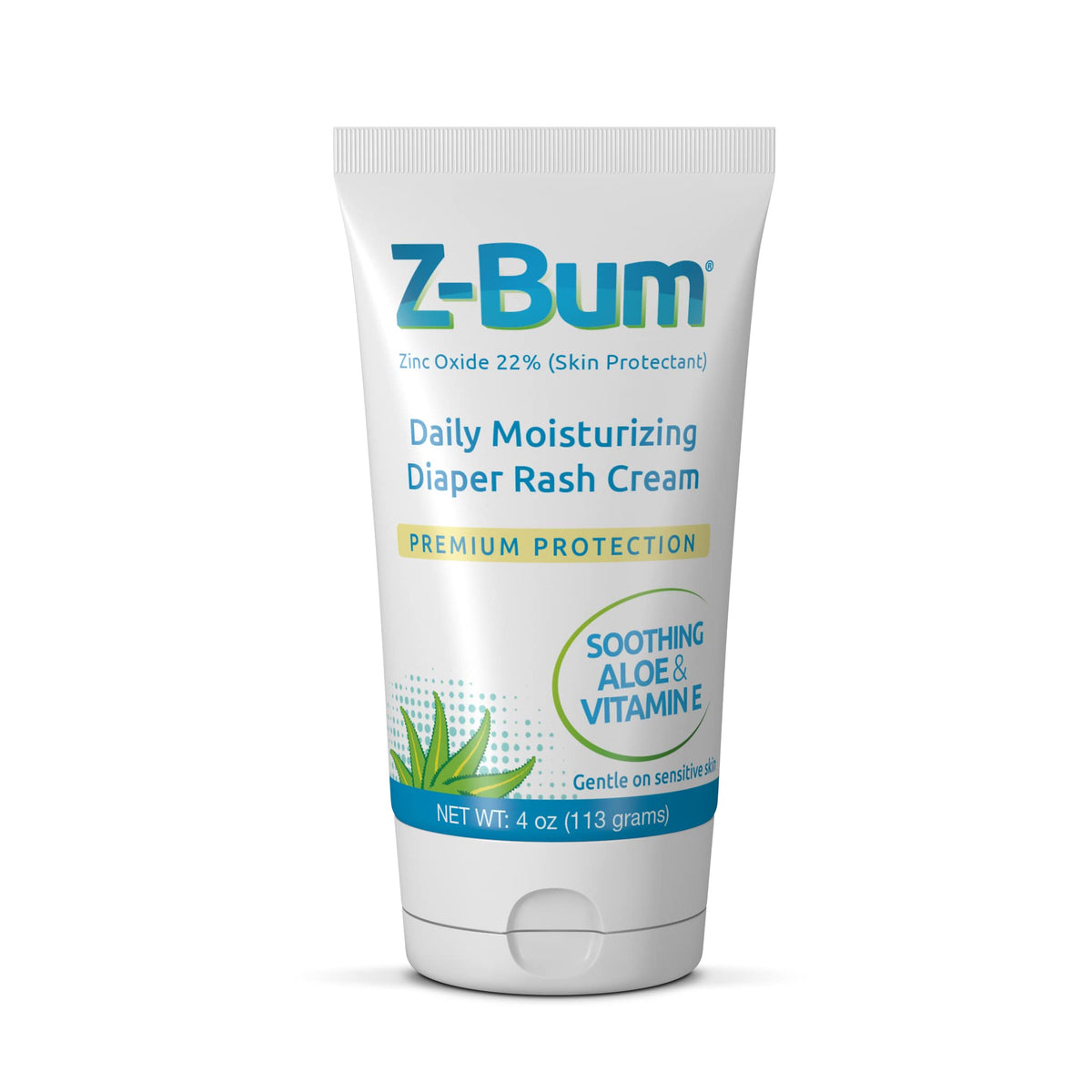 Daily Moisturizing Diaper Rash Cream With Zinc Oxide