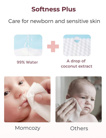 Gentle Baby Wipes for Sensitive Skin and Everyday Care