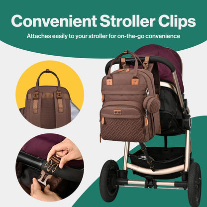 BabbleRoo Diaper Backpack for Everyday Essentials