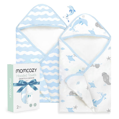 Momcozy Hooded Baby Bath Towel
