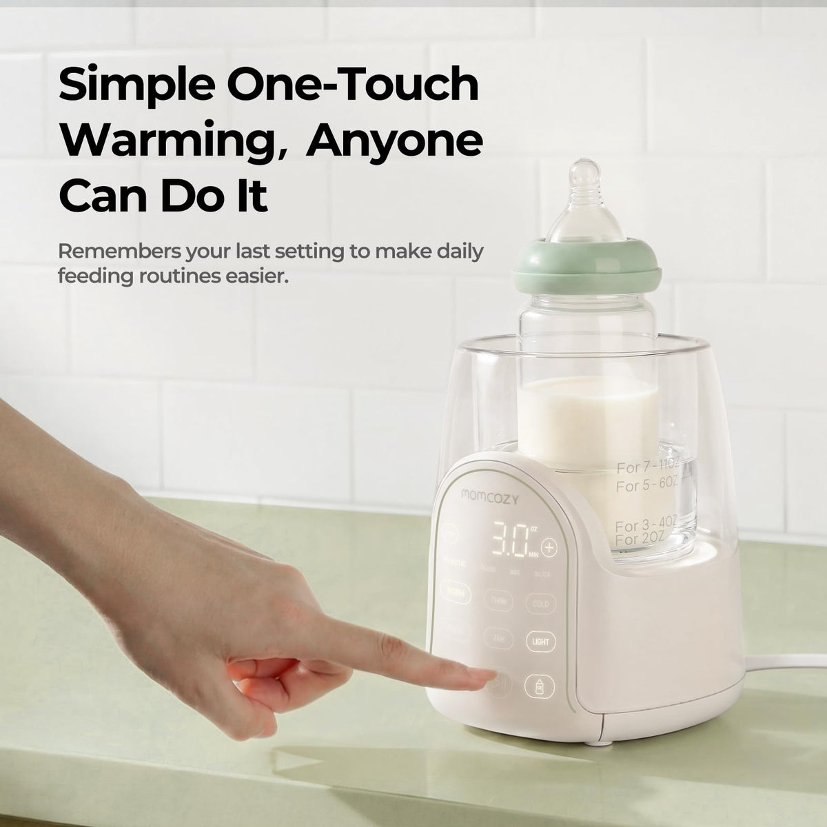 Momcozy NightPro Bottle Warmer With Night Light