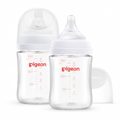 Natural Glass Nursing Bottle for Newborn Baby Feeding