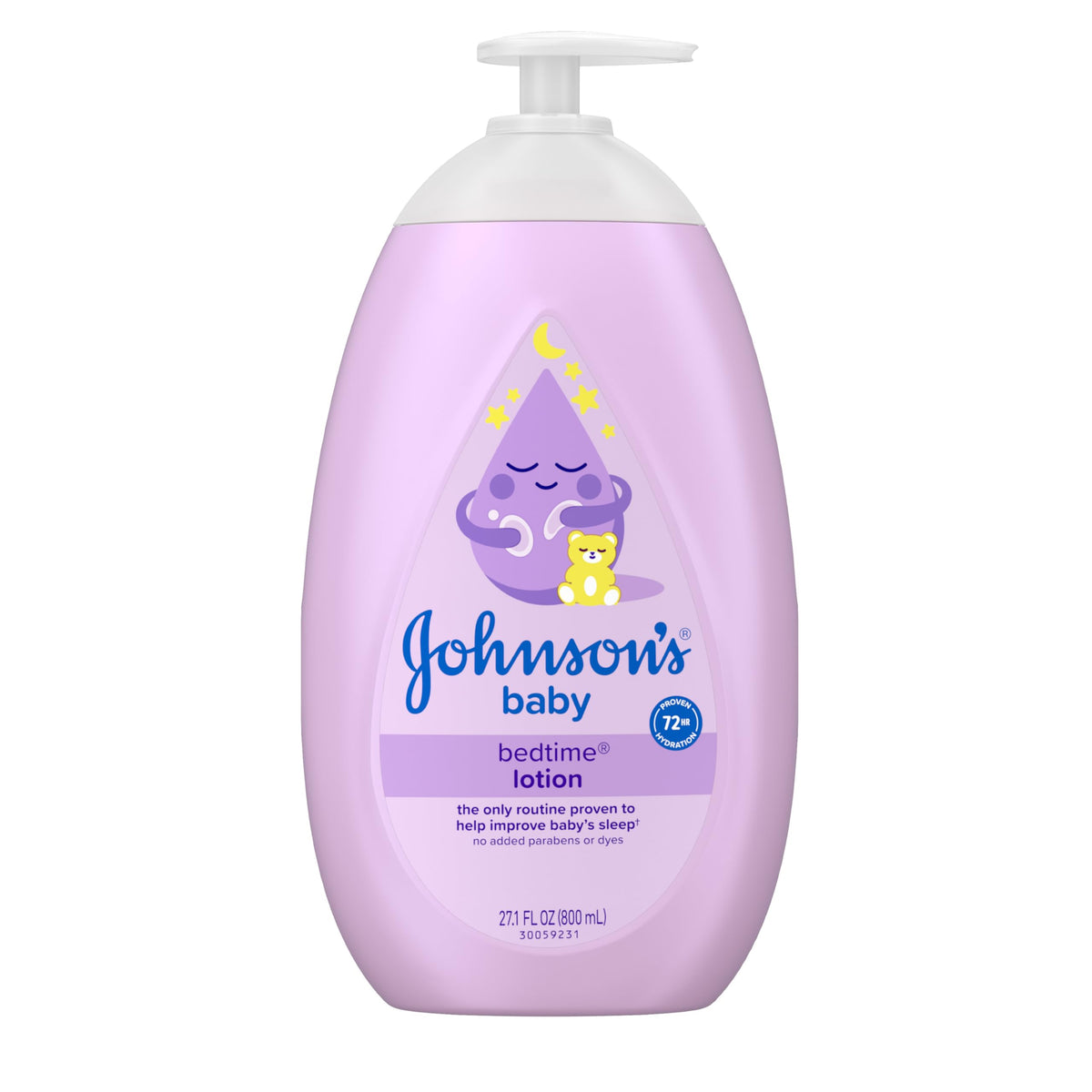 Johnson's Baby Moisturizing Bedtime Baby Body Lotion with Coconut Oil & Relaxing NaturalCalm Aromas
