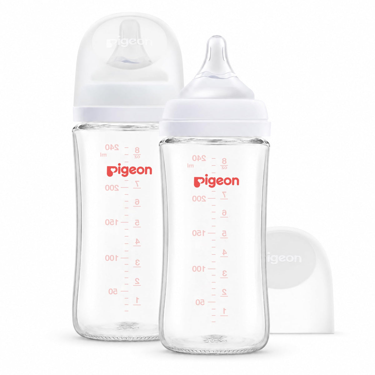 Natural Glass Nursing Bottle for Newborn Baby Feeding