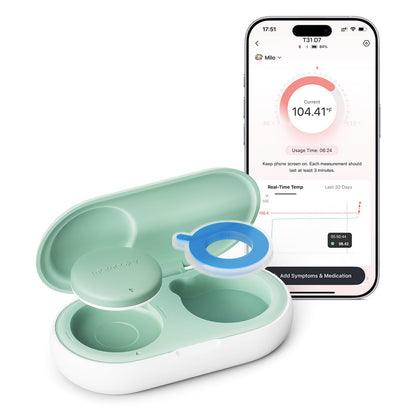 Wearable Digital Baby Thermometer With Fever Alerts