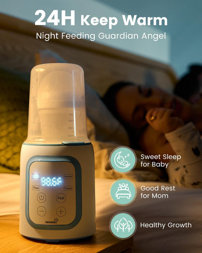 GROWNSY Baby Bottle Warmer for Breast Milk