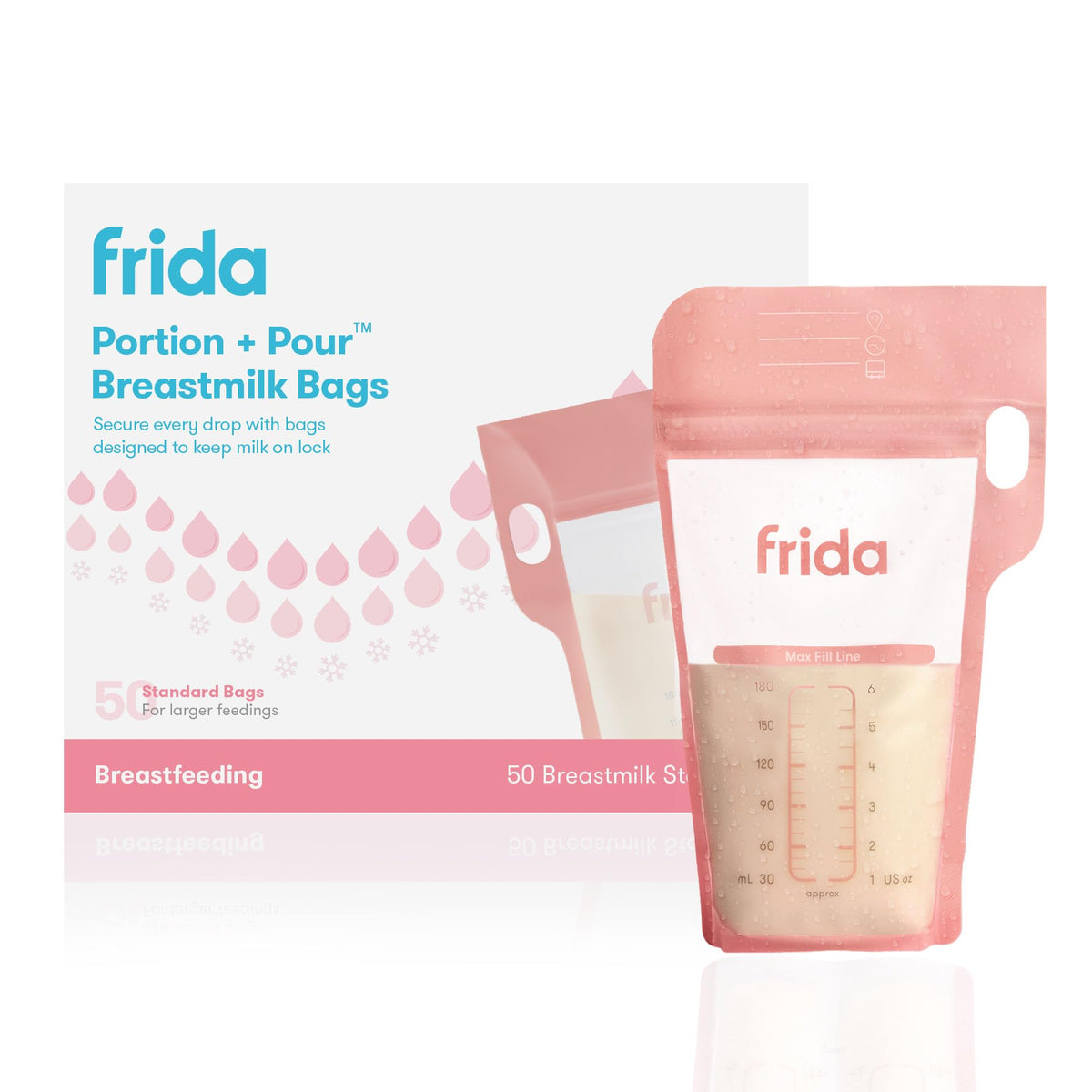 Frida Mom Breast Milk Storage Bags 100 Count