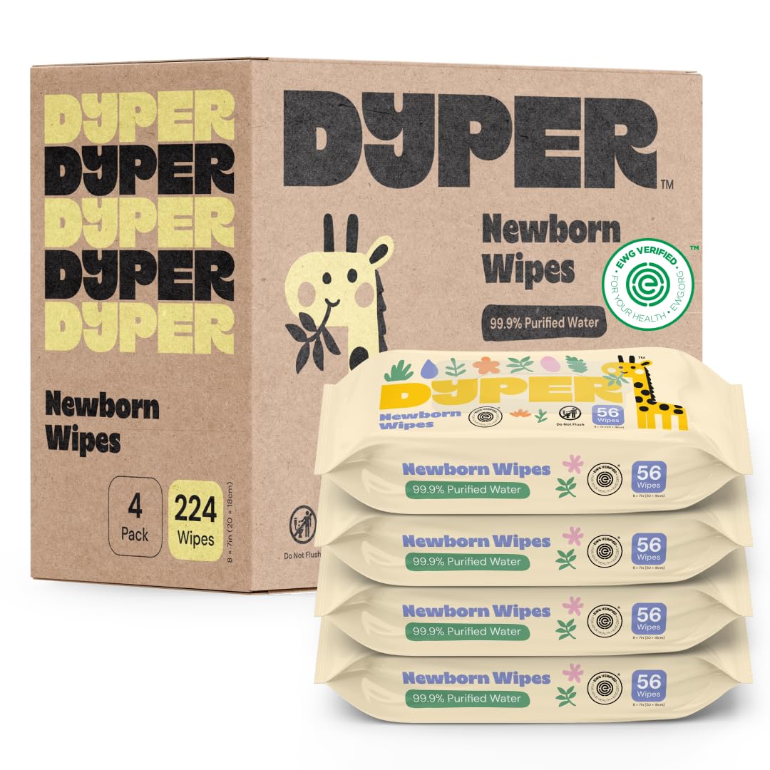 DYPER Sensitive Baby Wipes Unscented