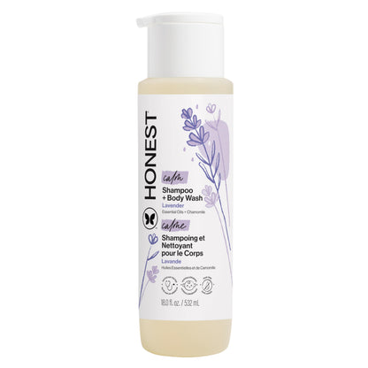 The Honest Company 2-in-1 Cleansing Shampoo + Body Wash | Gentle for Baby | Naturally Derived, Tear-free, Hypoallergenic