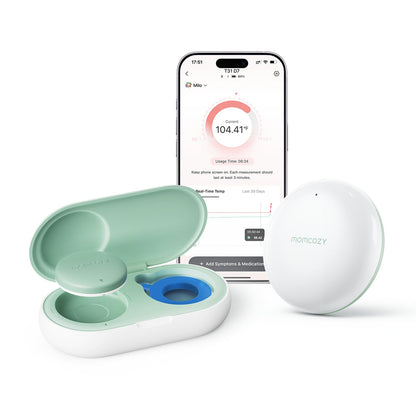 Wearable Digital Baby Thermometer With Fever Alerts