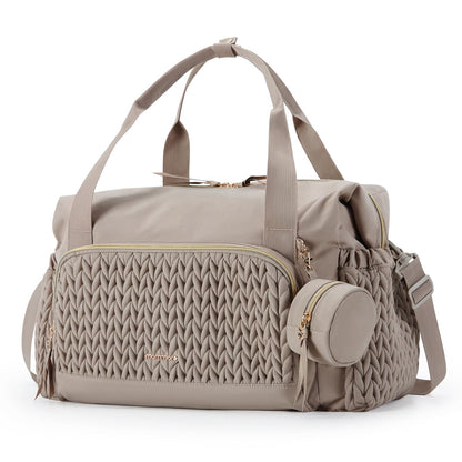 Large Diaper Bag Tote With Pacifier Case