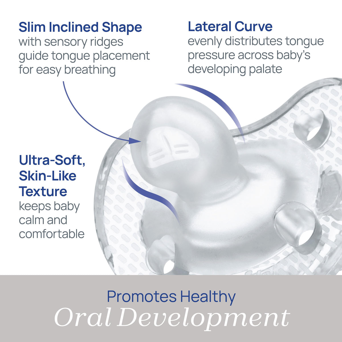 PhysioForm Silicone Orthodontic Baby Pacifier