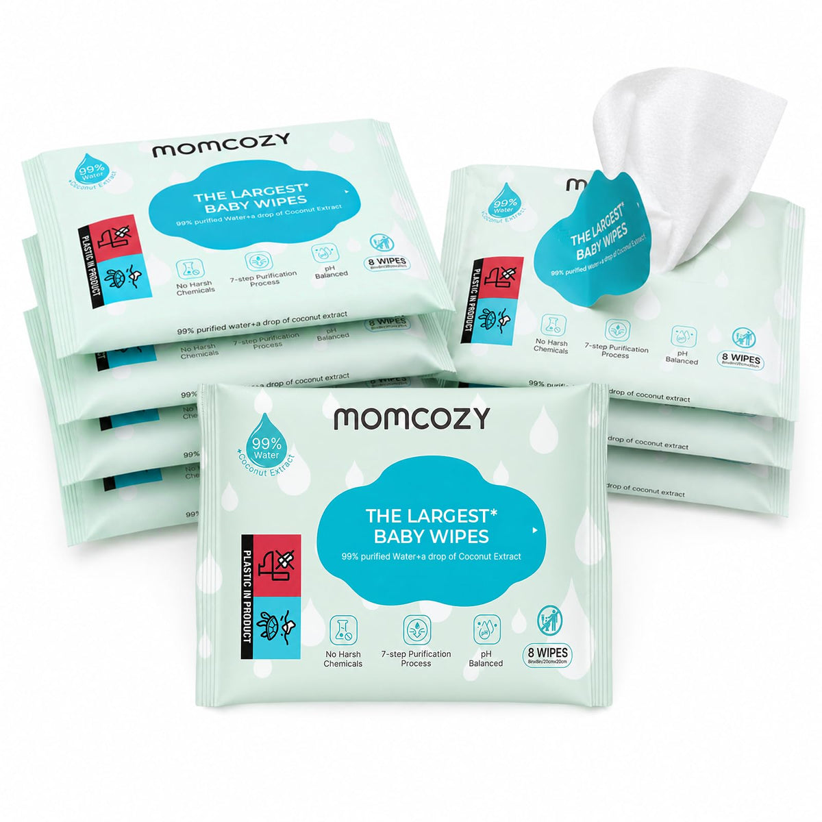 Gentle Baby Wipes for Sensitive Skin and Everyday Care
