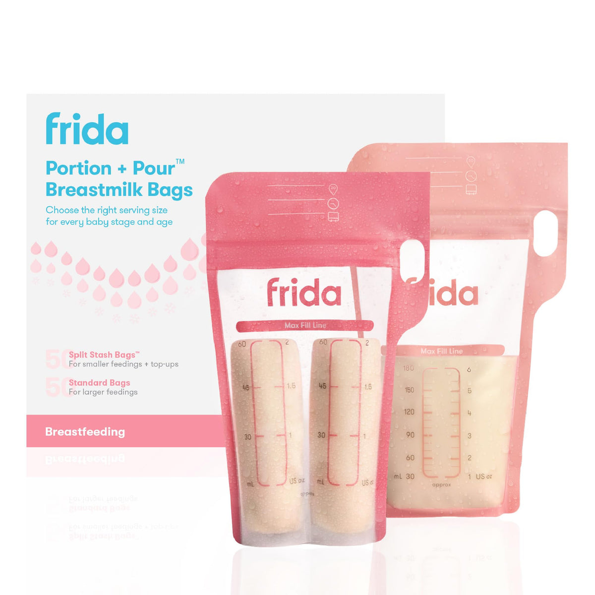 Frida Mom Breast Milk Storage Bags 100 Count