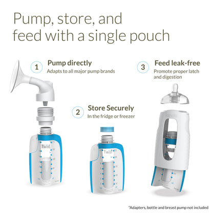 Kiinde Twist Breast Milk Storage Bags 6 oz