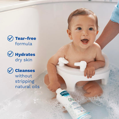 Mustela Gentle Cleansing Gel - Baby Wash for Delicate Skin and Hair - Newborn-Safe Cleanser - Made with with Natural Avocado Perseose - 1 or 2-Pack - Various Sizes