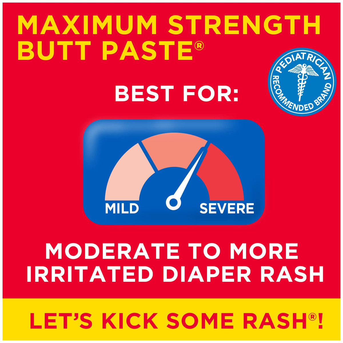 Maximum Strength Diaper Rash Cream With Zinc Oxide