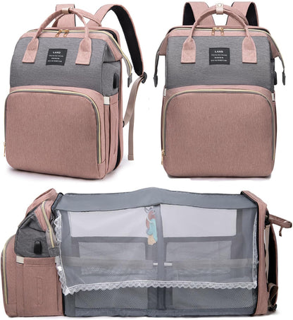 Houscly Diaper Backpack With Changing Station